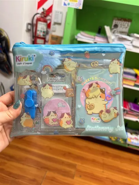 Cartuchera de tela Kiruki con diseño Sweets Moments — Les Enfants Librería Boutique